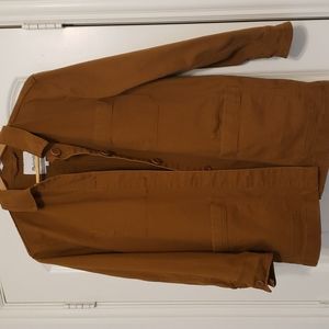 Madewell brown chore coat